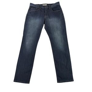Travis Mathew Jeans Mens 32x34 Dark Wash Blue Straight Leg Stretch Denim Pants